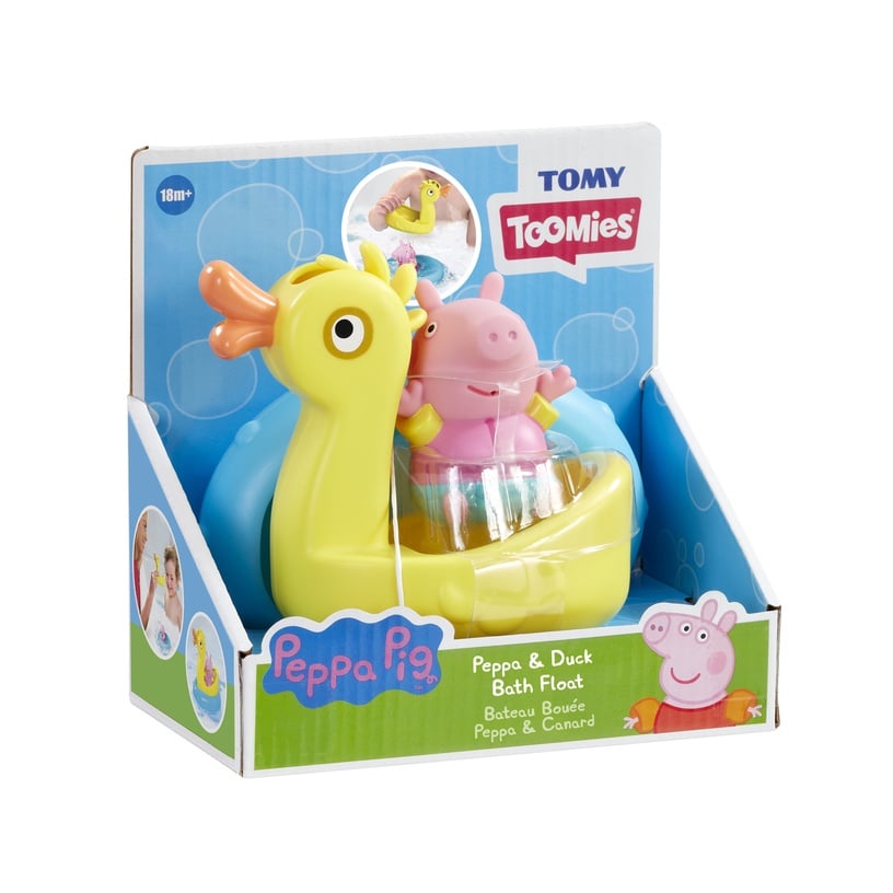 Vannitoa mänguasjade komplekt Toomies Peppa Pig Peppa & Duck, mitmevärviline