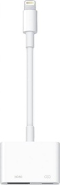 Adapteris Apple MW2P3ZM/A HDMI A Sieviete, Lightning Vīrietis, 0.1 m, balta