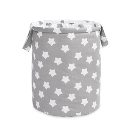 Grozs Sensillo Basket For Toys - Stars, kokvilna/poliesters, 40 cm x 40 cm x 40 cm