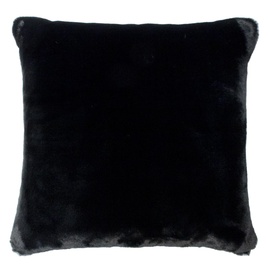 Декоративная подушка Home4you Soft Me, черный, 600 мм x 600 мм