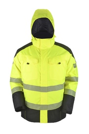 Darba jaka Prof Hi-Vis 502072125, dzeltena, neilons/poliesters, XXL izmērs