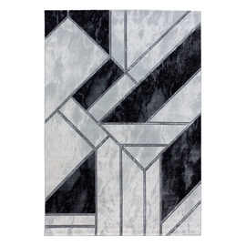 Ковер комнатные Naxos Marble 2403403817, белый/серебристый/черный, 340 см x 240 см