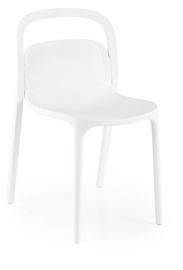 Ēdamistabas krēsls K490, balta, 55 cm x 46 cm x 80 cm