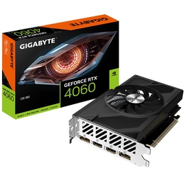 Vaizdo plokštė Gigabyte GeForce RTX™ 4060 GV-N4060D6-8GD, 8 GB, GDDR6