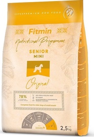 Kuiv koeratoit Fitmin Mini Senior, kalaliha/linnuliha, 2.5 kg