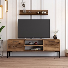 TV-laud Kalune Design Riga, pähklipuu, 30 cm x 140 cm x 48 cm