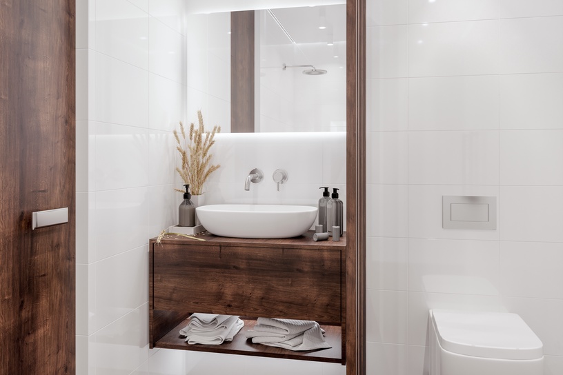 Plaadid, keraamiline Golden Tile Mono 4823057133103, 40 cm x 25 cm, valge