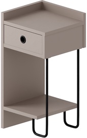 Ночной столик Kalune Design Sirius Left, светло-коричневый, 30 x 32 см x 61 см