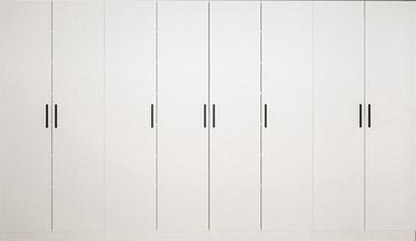 Гардероб для прихожей Kalune Design Noah 8206, белый, 35 см x 360 см x 210 см