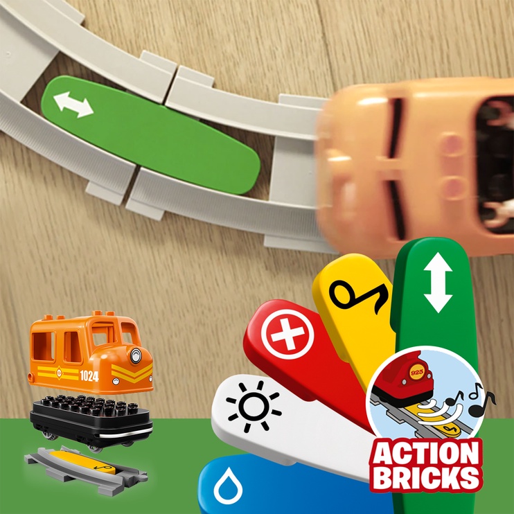 Konstruktors LEGO Duplo Kravas vilciens 10875