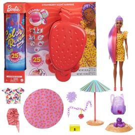 Lėlė Mattel Barbie Color Reveal Foam Strawberry, 29 cm