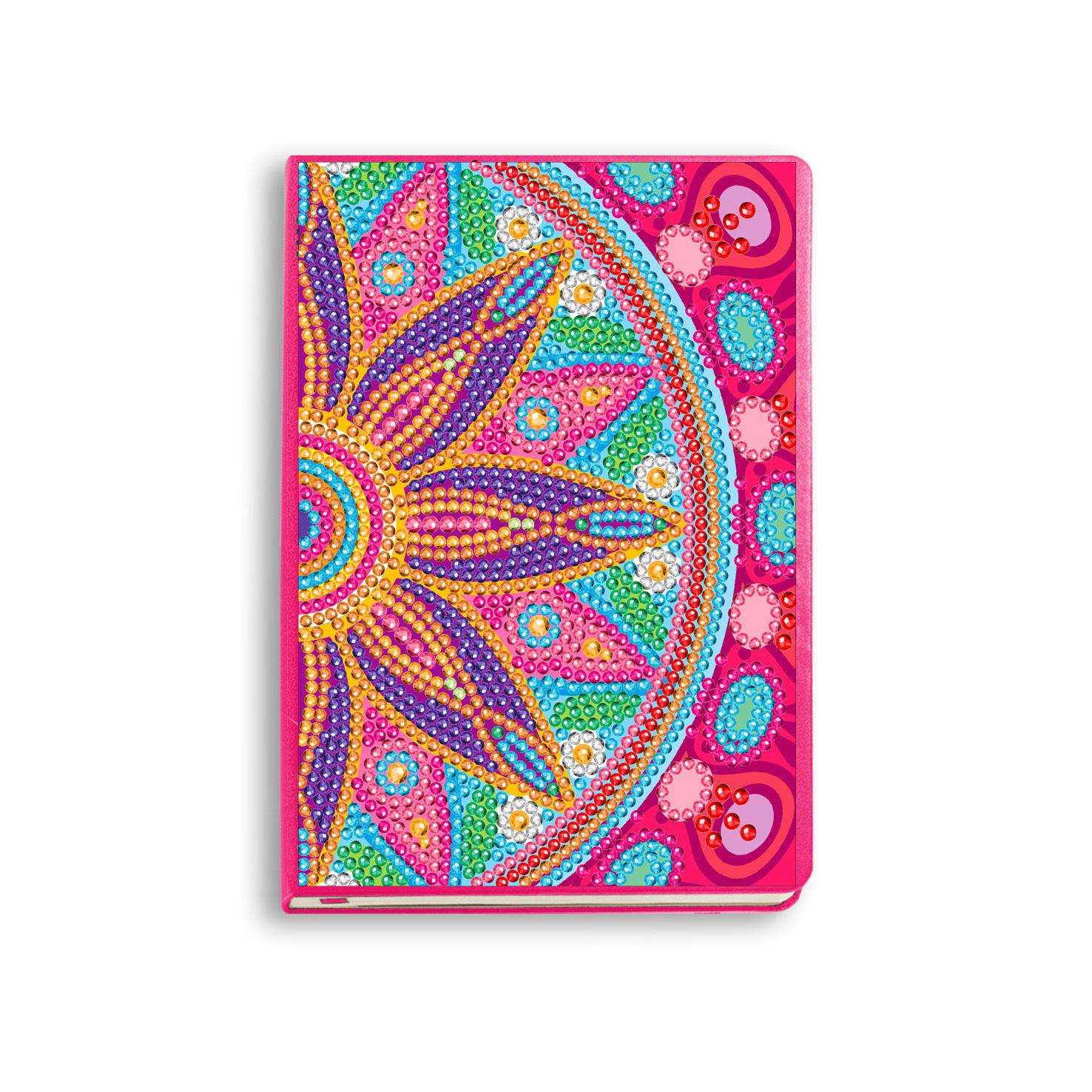 Totum Diamond Painting Diary - Flower Mandala Pink