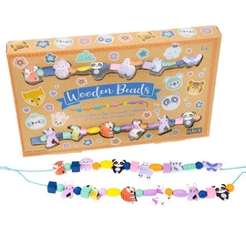 Radošais komplekts Russell Wooden Beads Animals N87027, koka