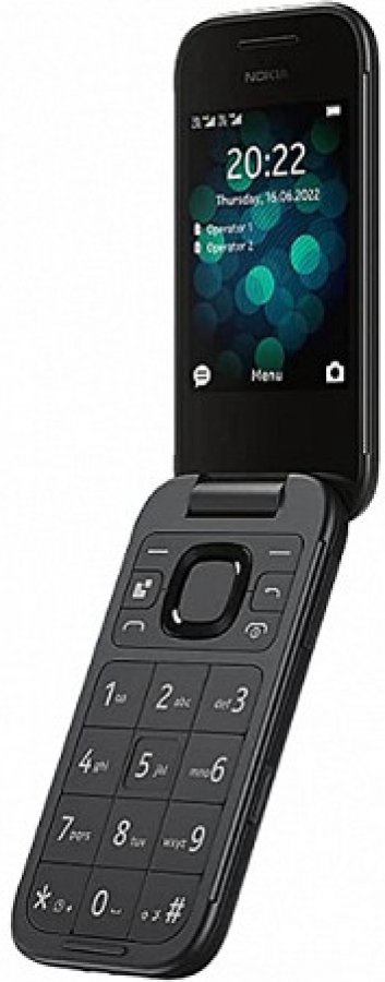 Кнопочный телефон Nokia 2660, 128 MB, черный