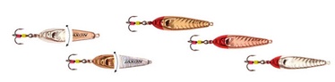 Āķis Jaxon Ice Jig Lure JDD BP-JDD06MIX, 4.5 cm, 60 g, daudzkrāsaina, 5 gab.