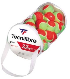 Теннисный мяч Tecnifibre My New Ball 63BALMYN36, красный/зеленый, 36 шт.