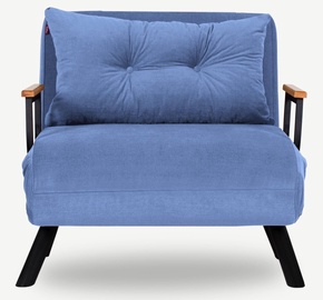 Grīdas dīvāngultas Hanah Home Sando 1-Seat, zila, 78 x 60 x 78 cm