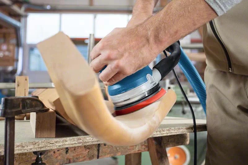 Электрическая эксцентриковая шлифовальная машина Bosch GET 55-125, 2.4 кг, 550 Вт