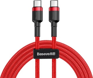 Vads Baseus SB4860, 2 x USB-C, 2 m, sarkana