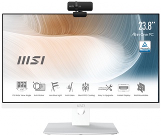 Стационарный компьютер MSI Modern AM241P 11M-082EU, Intel Iris Xe Graphics