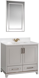 Комплект мебели для ванной Kalune Design Ontario 36, серый, 54 x 90 см x 86 см