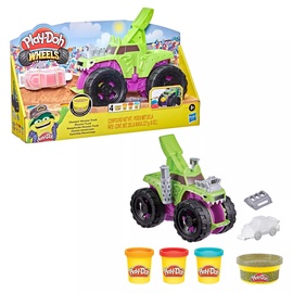 Plastilīns Hasbro Wheels Chompin' Monster Truck F1322, daudzkrāsaina