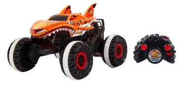 RC automobilis Hot Wheels Monster Trucks Tiger Shark HGV87, 1:15