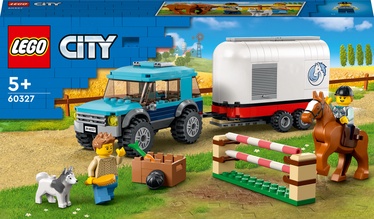 Konstruktors LEGO City Zirgu pārvadāšanas auto 60327, 196 gab.