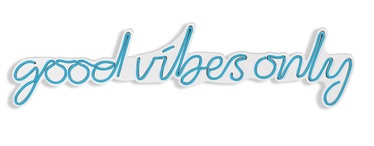 Dekoratsioon Wallity Good Vibes Only