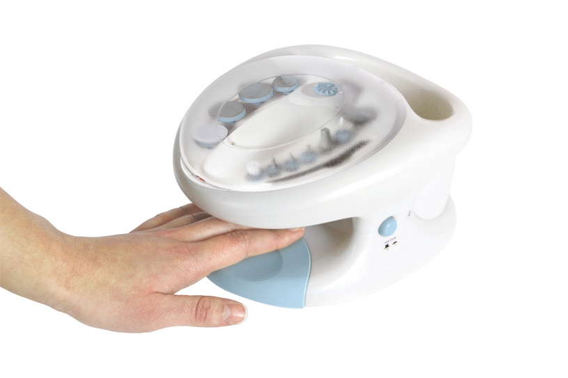 Elektriskais manikīra un pedikīra komplekts Homedics Pro Manicure Set, balta