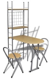 Кухонный гарнитур VLX Breakfast Bar Set, коричневый, 0.9 м