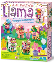 Krāsošanas komplekts 4M Mould & Paint Llama 4754, daudzkrāsaina