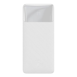 Nešiojamas įkroviklis (Power bank) Baseus, 20000 mAh, balta