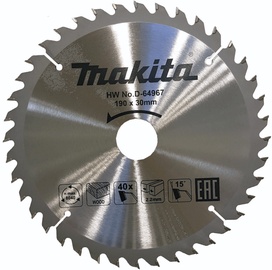 Griešanas disks Makita TCT Saw Blade, 190 mm x 30 mm