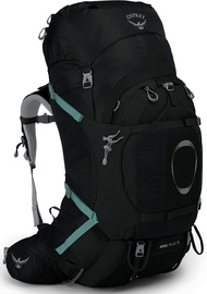 Tūristu mugursoma Osprey Ariel Plus 70 WXS/S, melna, 70 l
