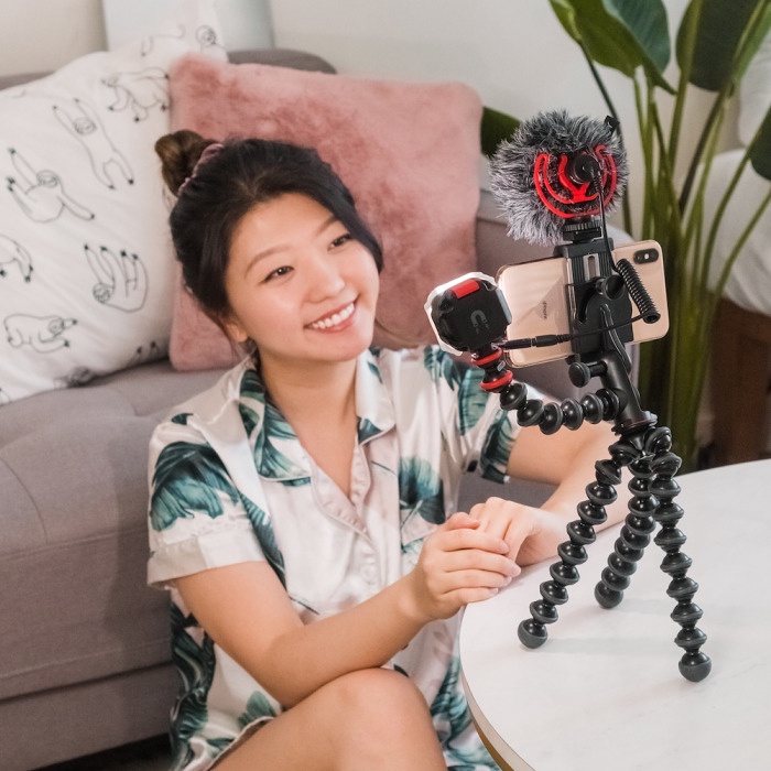 Комплект держателя для телефона JOBY Gorillapod Mobile Vlogging Kit JB01645-BWW, черный, 5 - 6.7 ″