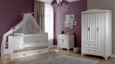 Комплект мебели для спальни Kalune Design Lisa, детская комната, белый/дубовый