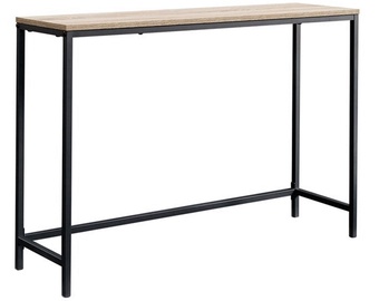 Konsolinis staliukas Kalune Design Canvas, juodas, 100 cm x 30 cm x 80 cm