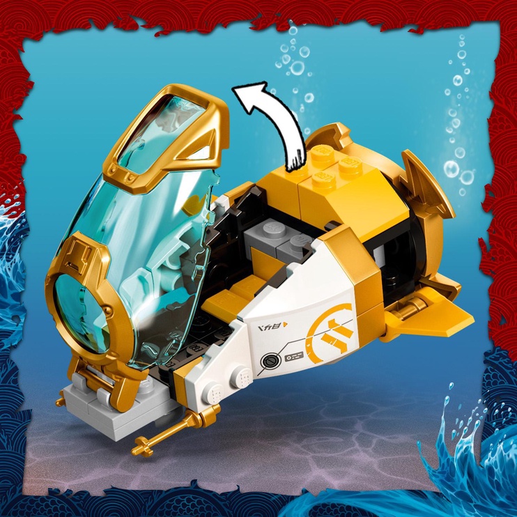Konstruktors LEGO Ninjago Ūdens pūķis 71754, 737 gab.