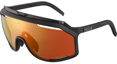 Солнцезащитные очки спортивные Bolle Chronoshield Black Matte, 143 мм, коричневый/черный/красный