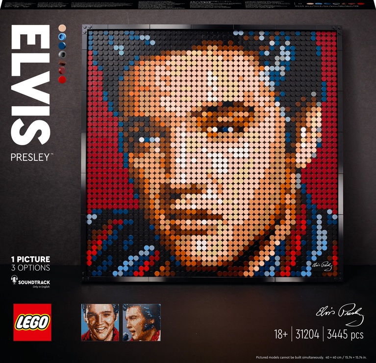 Konstruktors LEGO® Art "Karalis" Elvis Presley 31204, 3445 gab.