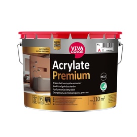 Краска для стен Vivacolor ACRYLATE PREMIUM, белый, 9 л