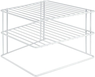 Plaukts Metaltex Silos, 25 cm x 25 cm x 19 cm, metāls, balta