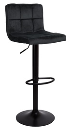 Bāra krēsls eHokery Arako Black, matēts, melna, 35 cm x 40 cm x 87 - 107 cm