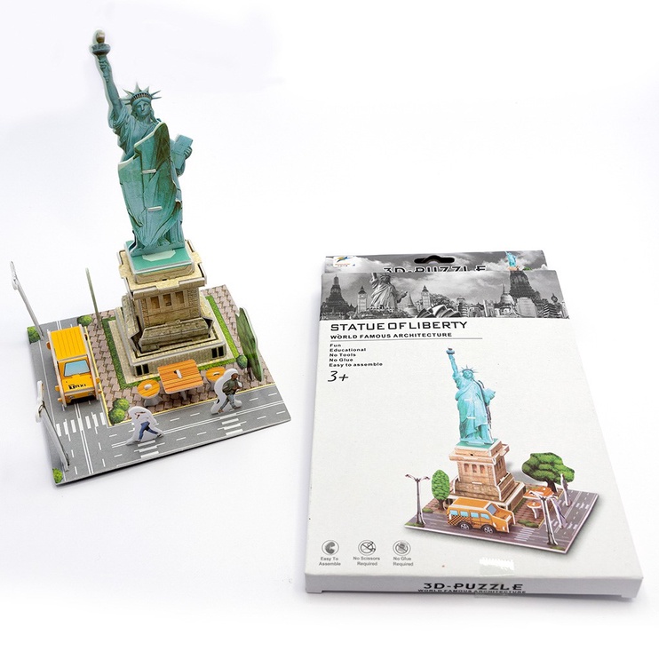 3D пазл Karupoeg Puhh OÜ Statue Of Liberty, 26 шт.