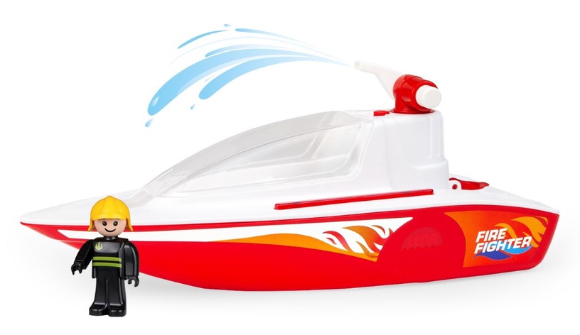 Laev Lena Boazz Fireboat, punane