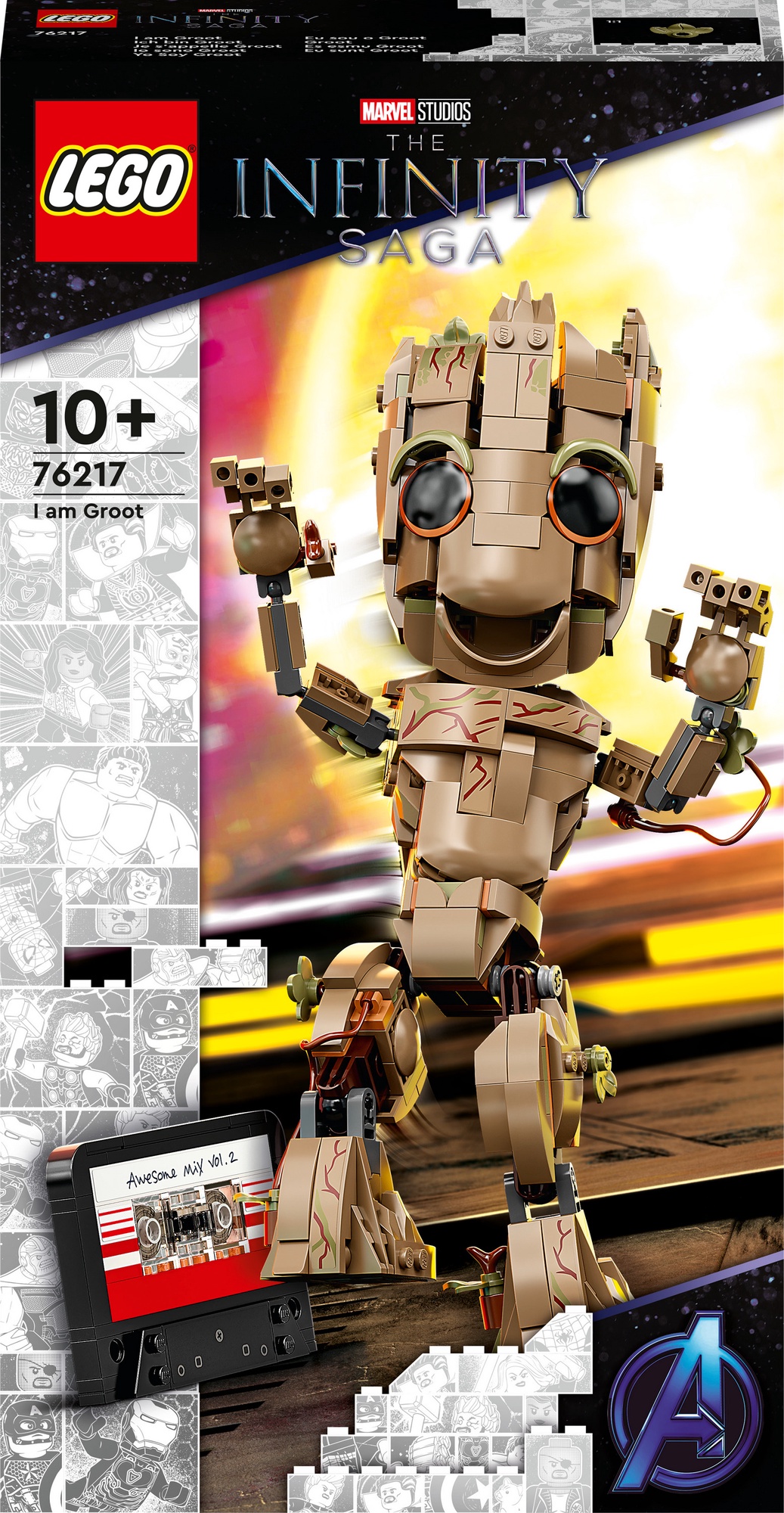 lego marvel groot