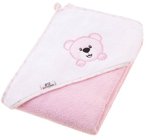 Полотенце для ванной Bocioland Baby, розовый, 80 см x 80 см