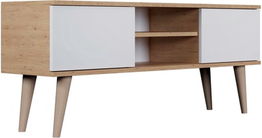 TV-laud Kocot Kids Toronto, tamm/valge, 120 cm x 36 cm x 55.5 cm