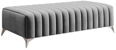 Pufs Laurence Nube 3, gaiši pelēka, 64 cm x 132 cm x 36 cm